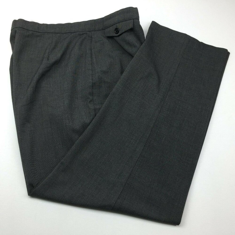 Counterparts Womens Gray Pants Slacks Work Office Career Formal Dressy Size 16
